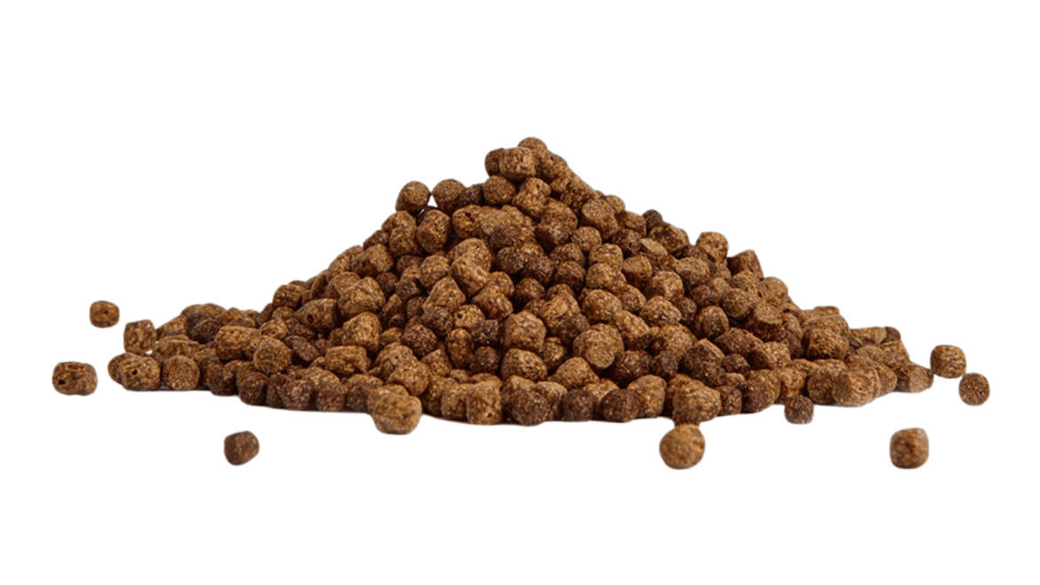 池塘颗粒饲料每单位体积包含比其他种类更多的营养成分